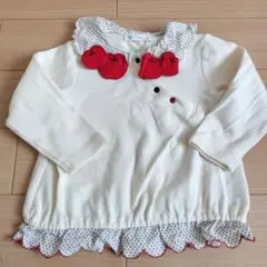 BABY CHEER リンゴトップス　トレーナー　90cm
