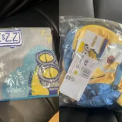 ミニオンブランケットとリュックセット