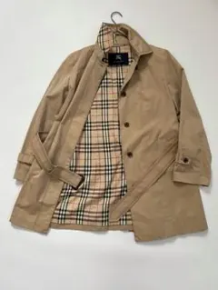 希少♡バーバリーロンドン　ハニーベージュ　トレンチコート　ベルト　ノバチェック