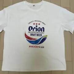 オリオンビールロゴTシャツホワイト4L 着用は一度のみ