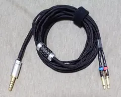 【箱無し】NOBUNAGALabs 蓼科 ヘッドホンケーブル 閃光 (せんこう)： NOBUNAGA Labs GAMING：3.5㎜4極出力対応-3.5