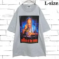 激レア　羊たちの沈黙 Tシャツ ムービー　90s バクプリあり L ロンT 羊たちの沈黙 ジョディフォスター ムービーT 映画