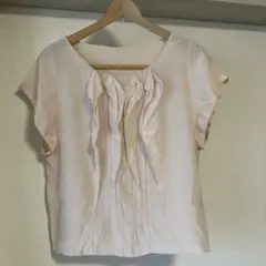 BALLSEY シルク100% フリルブラウス