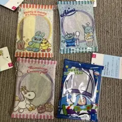 DAISO トイ・ストーリー ミニポーチ 4種セットのサムネイル