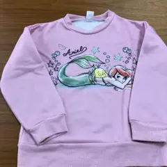 アリエル トレーナー 120cm ピンク 西松屋　裏起毛