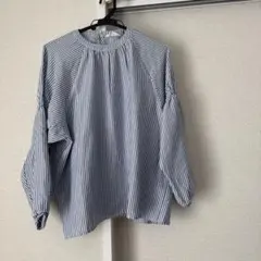 Samansa Mos2 長袖シャツ ストライプ