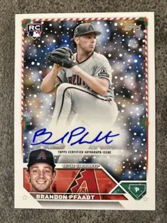 ブランドン ファート topps holiday rc auto /450