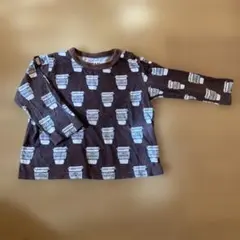 マーキーズ　95 ロンT 長袖　コーヒー柄