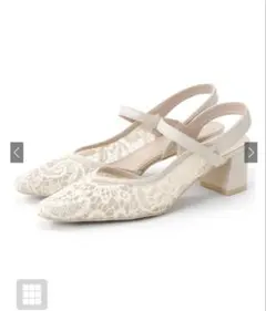 GRL レースストラップパンプス gd1517 23.5cm