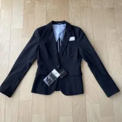 スーツセレクト  テーラードジャケット　レディス　シングル　ネイビー　9号