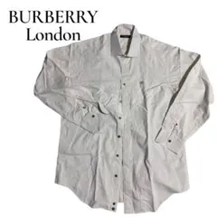 BURBERRY LONDON ホワイト長袖シャツ
