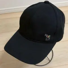 D287/PS Paul Smith ピーエスポールスミス キャップ 黒 ゼブラのサムネイル
