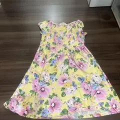 H&M 花柄 ノースリーブワンピース 8-10Y