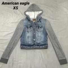 American eagle アメリカンイーグル デニムジャケット フード付き