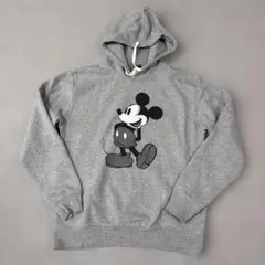 Disney ディズニー スウェットパーカー グレー Lサイズ（小さめ）
