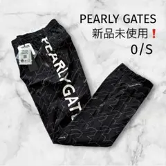 新品未使用❗️ パーリーゲイツ レインパンツ ロゴ総柄 ネイビー 0/S