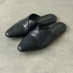 CIAOPANIC TYPY クロスデザインミュール ブラック Mサイズのサムネイル