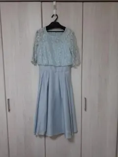ライトブルーパーティードレス