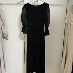 GU ブラック ロングワンピース