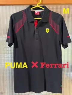 PUMA × Ferrari コラボ ポロシャツ Mサイズ ブラック