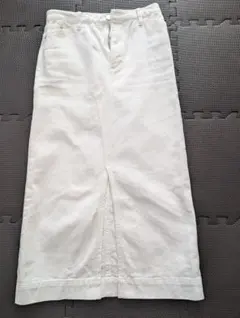 UNTITLED ホワイト デニムタイトスカート サイズ0