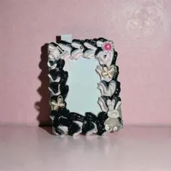 ホイップデコ　黒×ピンク　トレカケース