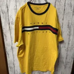 Tommy HILFIGER USA企画 刺繍ボックスロゴ　ゆるだぼカットソー