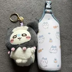 ちいかわ クロミ ぬいぐるみマスコット ボトルホルダー モモンガの目印チャームのサムネイル