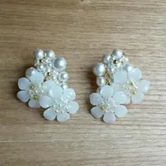 パールとお花★ピアス