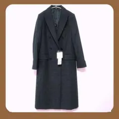 【新品・未使用】UNIQLO:C チェスターコート チェック柄 XS