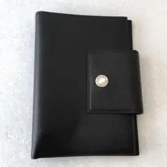 BVLGARI ブルガリ レザー手帳カバー A5サイズ ブラック 箱付き - メルカリ