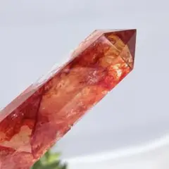 ファイヤークォーツ ポイント◆タワー◆六角柱
