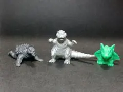 ゴジラ怪獣消しゴムミニフィギュア　3体セット