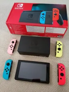 Nintendo Switch 本体 ネオンレッド/ブルー/ピンク/イエロー