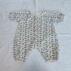 プチバトー 長袖カバーオール