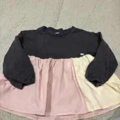 長袖カットソー フリルデザイン 100サイズ