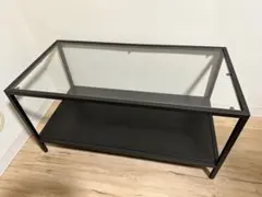 【美品】 IKEA VITTSJÖ ヴィットショー ガラスセンターテーブル
