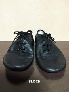 【BLOCH】ブロック　ジャズシューズ レースアップ　黒 　約24cm程度