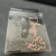 東京ディズニーリゾート ミッキー・ミニー ペアキーホルダー　カップル　バレンタイ