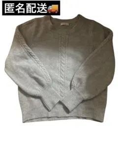 アースミュージックアンドエコロジー　ベージュ　ニット　レディース　フリーサイズ