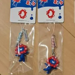 【新品】EXPO2025 ミャクミャク 立体パーツストラップ ピンク ブルー