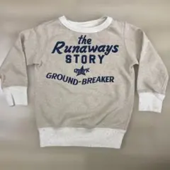 デニムダンガリー　スウェット100cm