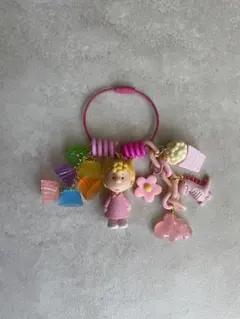 ピンク ピーナッツ サリー じゃらじゃらキーホルダー