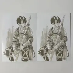 進撃の巨人 THE LAST ATTACK 映画 特典 リヴァイ 2枚