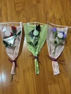 モールフラワー　ラッピング付き　枯れない花