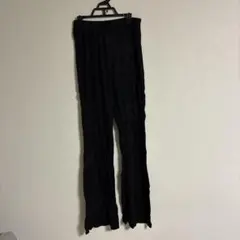 SHEIN ブラック ワイドパンツ S 36