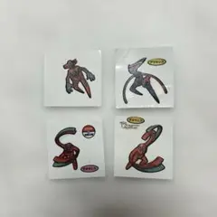 ポケモンパン デコキャラシール デオキシス 4枚セット