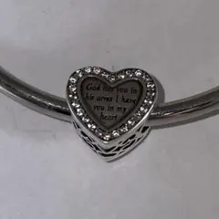 ハート♡ シルバーカラー チャーム