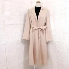 PLST 薄手ロング ガウンコート S