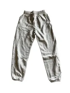 グレー ジョガーパンツ ゴムウエスト